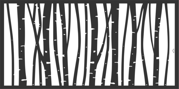 Panel Ogrodzeniowy Birch Tree - RAL7016