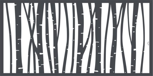 Panel Ogrodzeniowy Birch Tree - RAL7024
